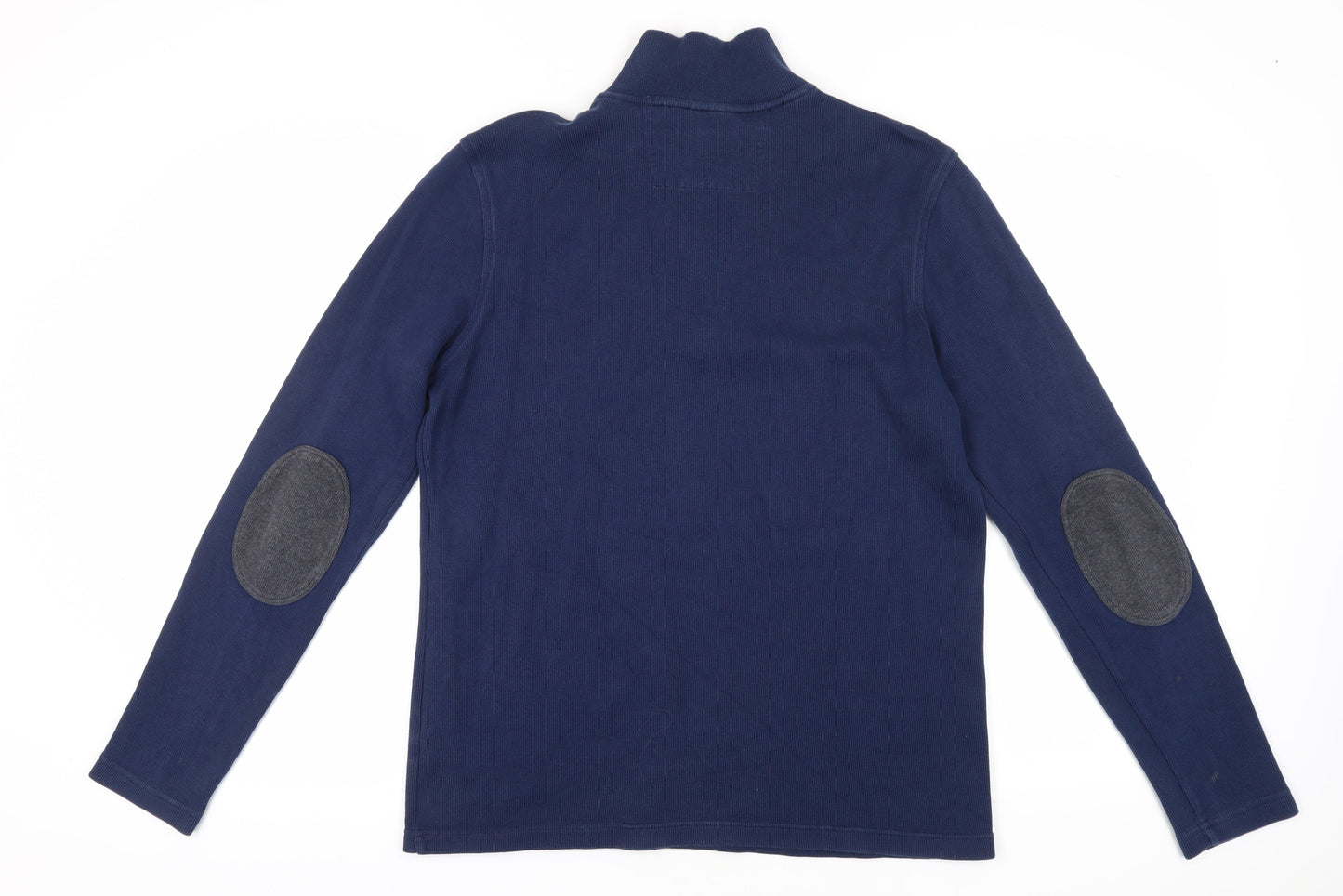 Banana Republic Men's Blue 1/4 Zip Pullover Sweatshirt L