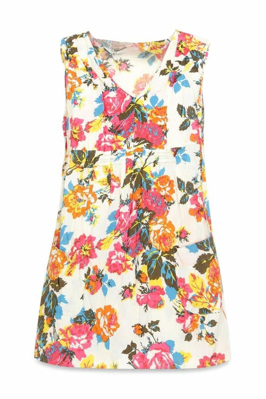 Joules Women’s Multicoloured Floral A-Line Dress Size 8