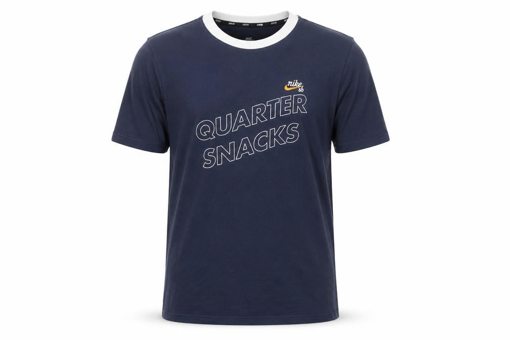 Nike Men's Blue Crew Neck T-Shirt, Size S, Cotton