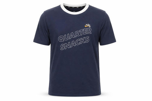 Nike Men's Blue Crew Neck T-Shirt, Size S, Cotton