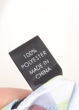 Brand and care label for Thomas Nash Men's Multicoloured Slim Tie