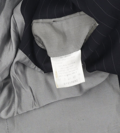 Berwin & Berwin Men's Black Striped Blazer 38 Regular