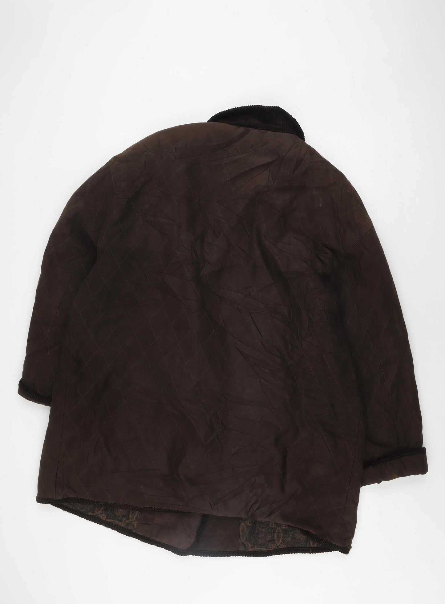 Goldix Women's Brown Quilted Jacket Size 18