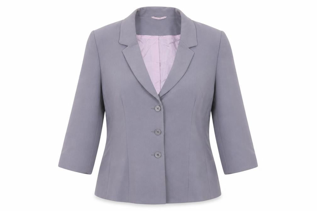 Principles Women's Grey Blazer Size 12, Formal Business Style