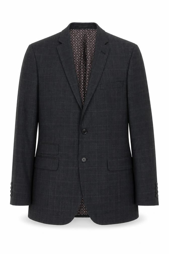 Racing Green Blue Check Blazer for Men, Size 40L