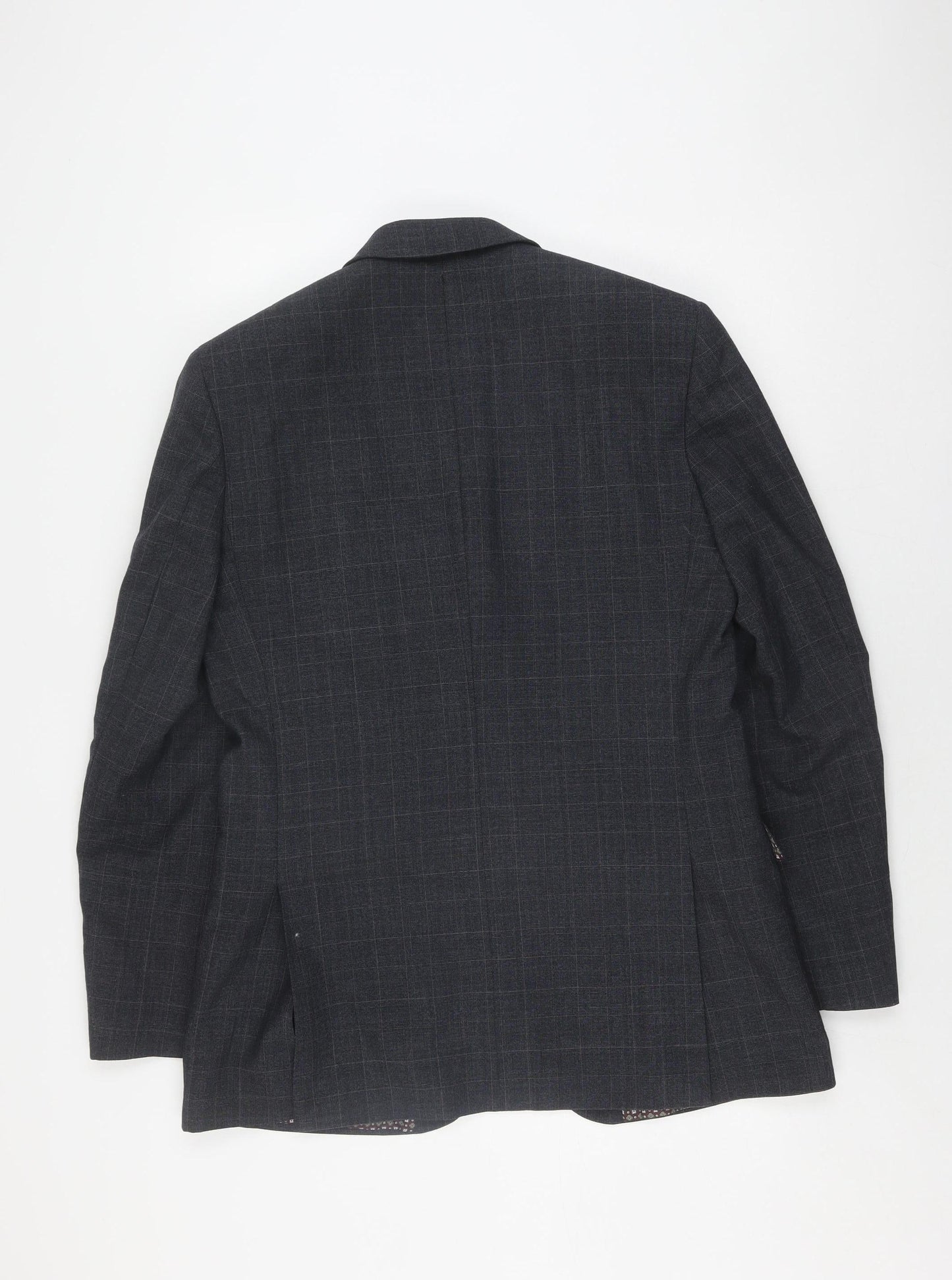 Racing Green Blue Check Blazer for Men, Size 40L