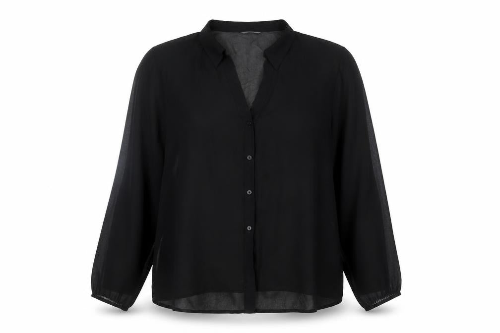 Marks & Spencer Women's Black Long Sleeve Blouse Size 22