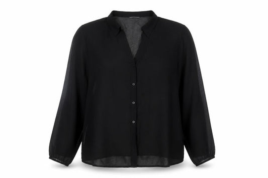 Marks & Spencer Women's Black Long Sleeve Blouse Size 22