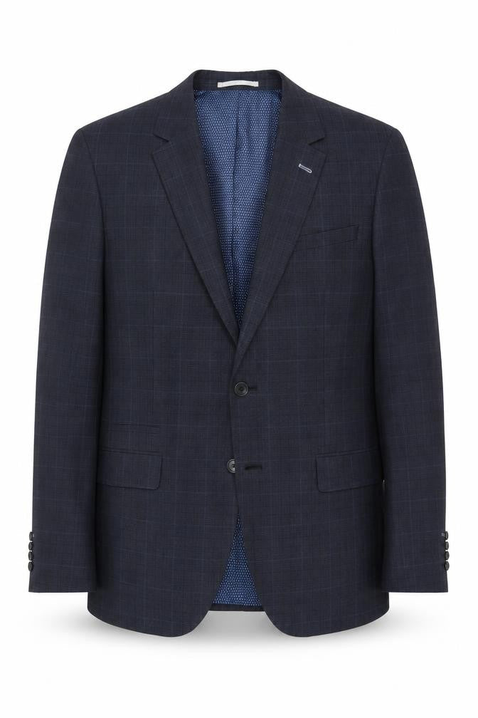Burton Menswear Blue Check Blazer, 42L