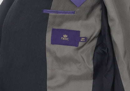 Next Men's Grey Blazer, 38R, Single-Breasted