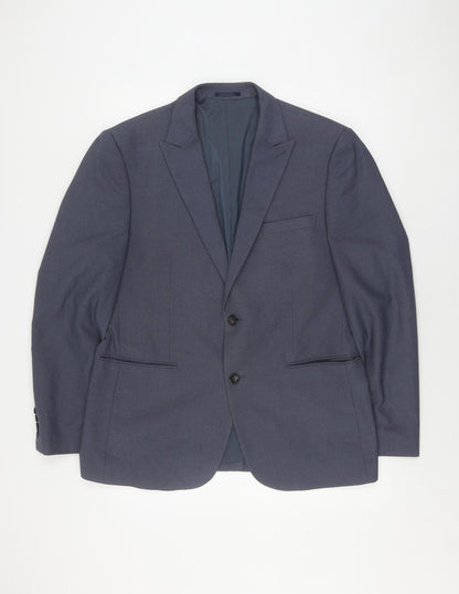 Next Tailoring Men's Blue 44 Regular Blazer