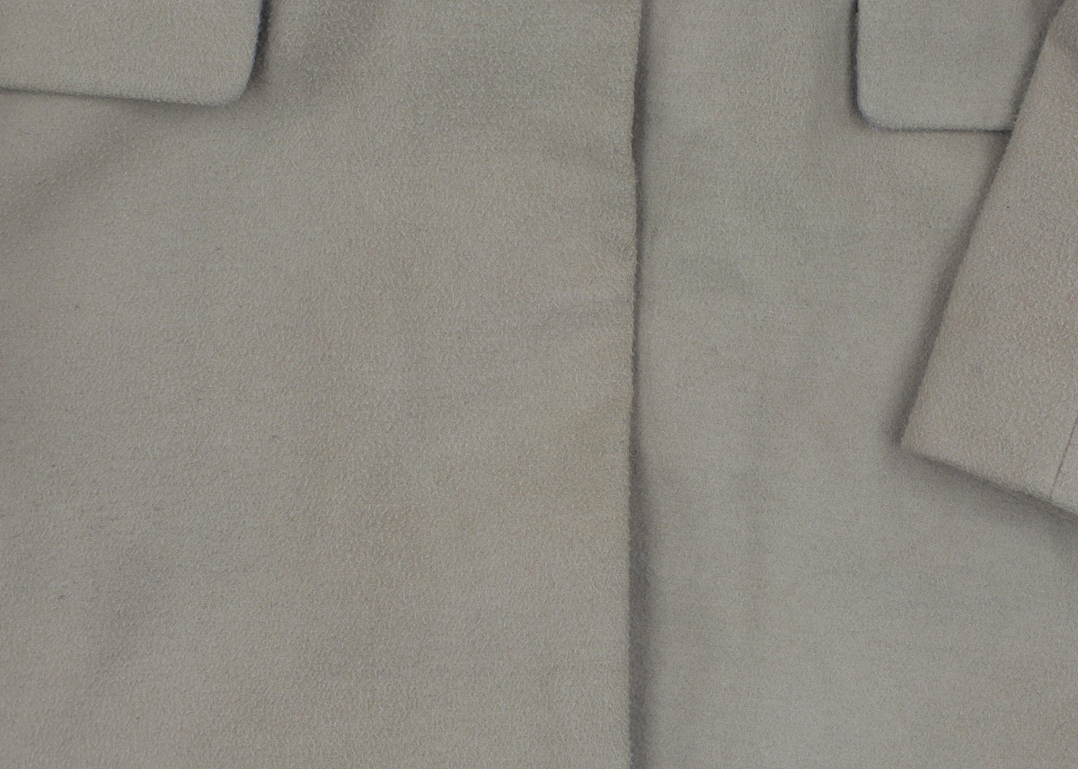 Topshop Women's Beige Mid-Length Coat Size 10