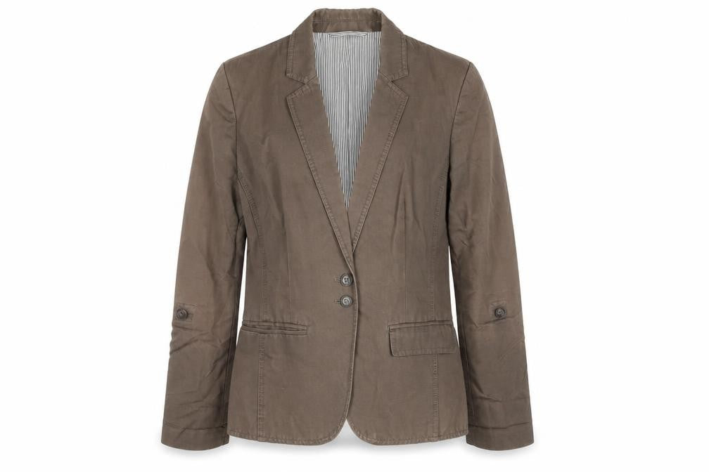 Next Women's Brown Blazer, Size 10, Mid-Length, Lined