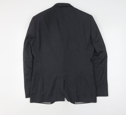 Next Men's Grey Suit Jacket, Size 38, Regular Fit