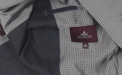 Next Men's Grey Suit Jacket, Size 38, Regular Fit