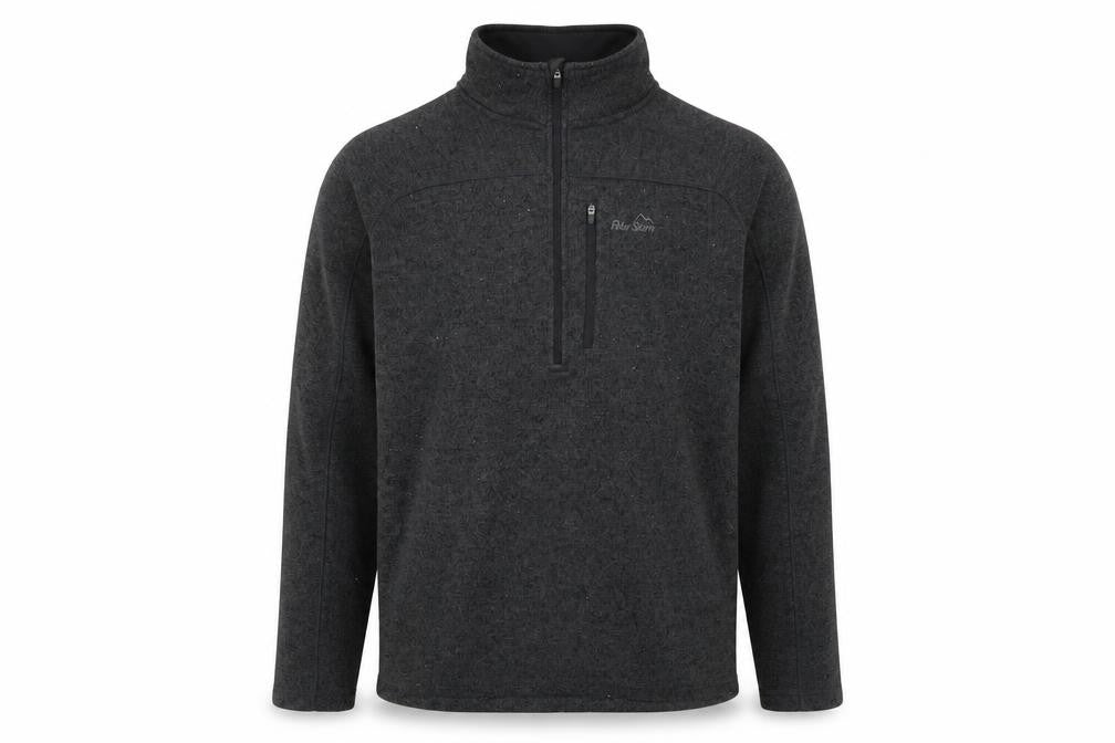 Peter Storm Men's Black 1/2 Zip Fleece Sweatshirt M