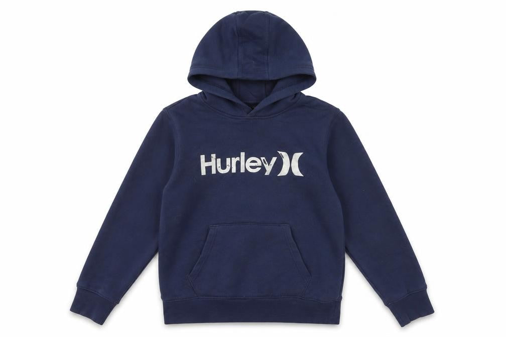 Hurley Boys Blue Pullover Hoodie Size 10-11 Years