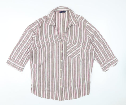 East Coast Women's Multicoloured Button-Up Shirt