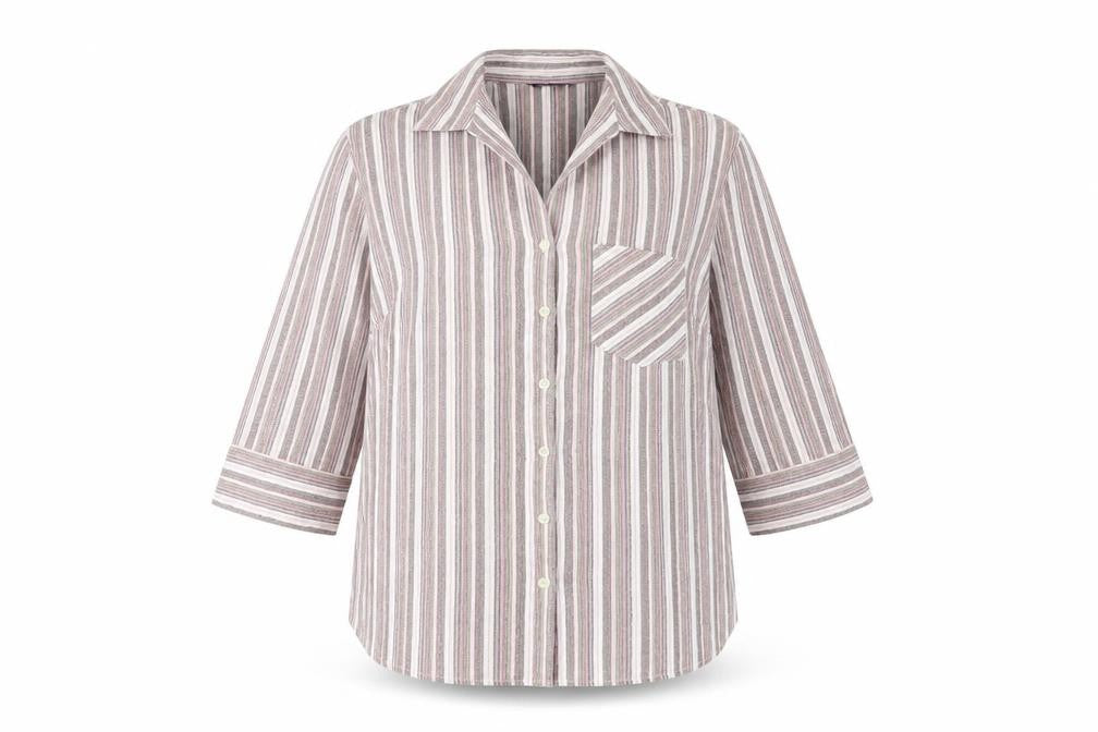 East Coast Women's Multicoloured Button-Up Shirt