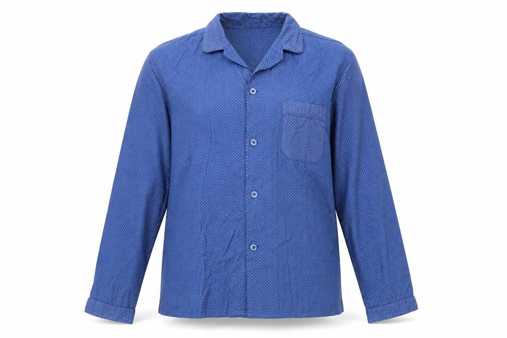 Maine New England Blue Button-Up Shirt M