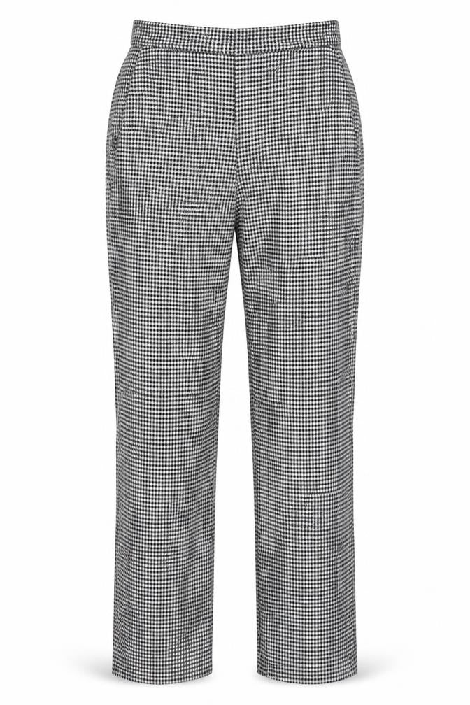Zara Women's Black Check Dress Pants Size M
