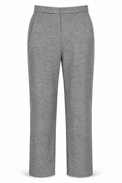 Zara Women's Black Check Dress Pants Size M