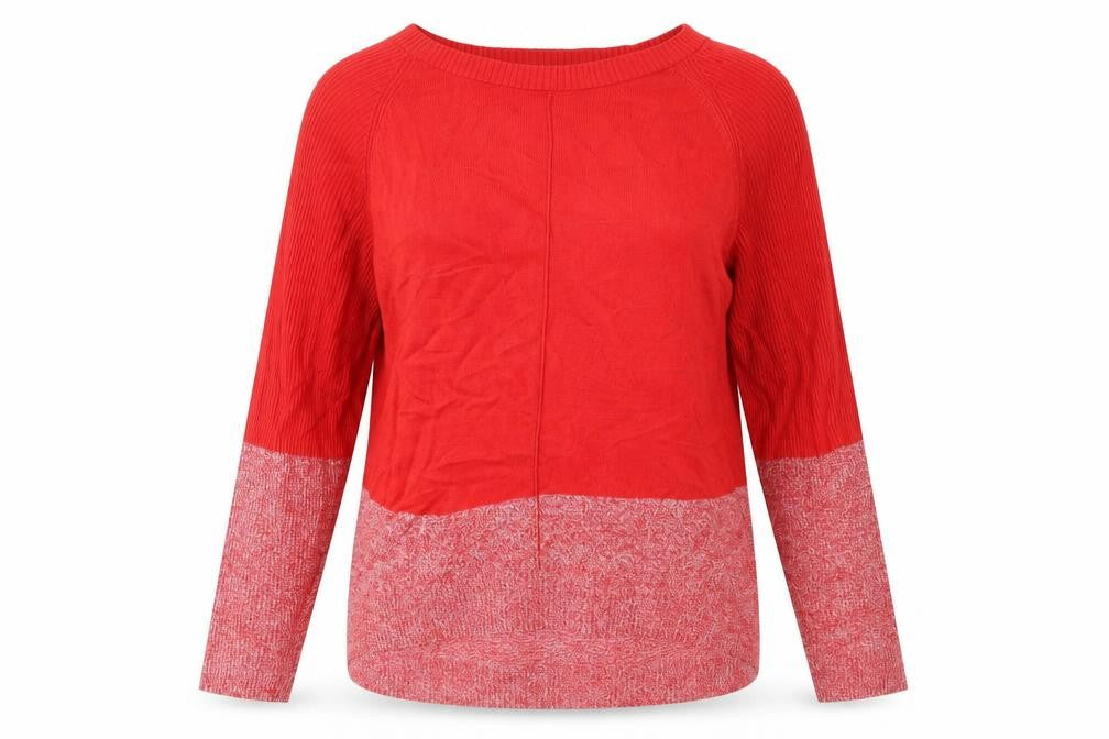 Next Women's Red Pullover Jumper Size 12/14, Raglan Sleeve