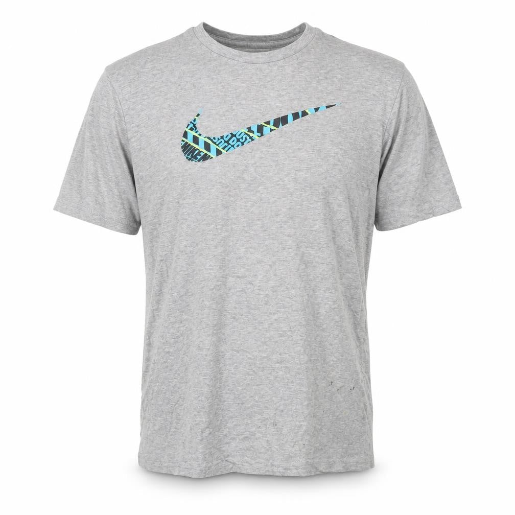 Nike Men's Grey Graphic T-Shirt, Medium, Athletic Fit
