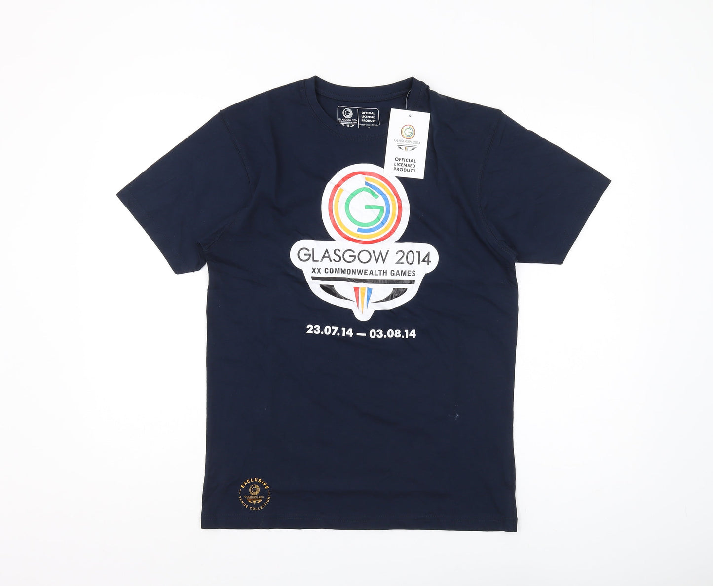 Glasgow 2014 Men's Blue Small Sports T-Shirt
