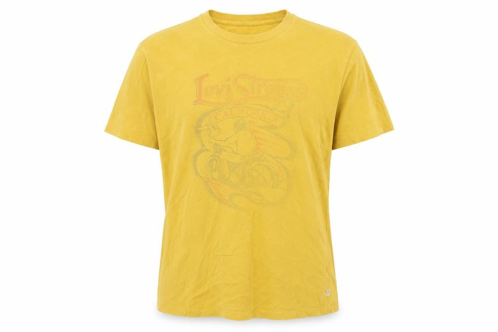 Levi's Men's Yellow Graphic Print T-Shirt M