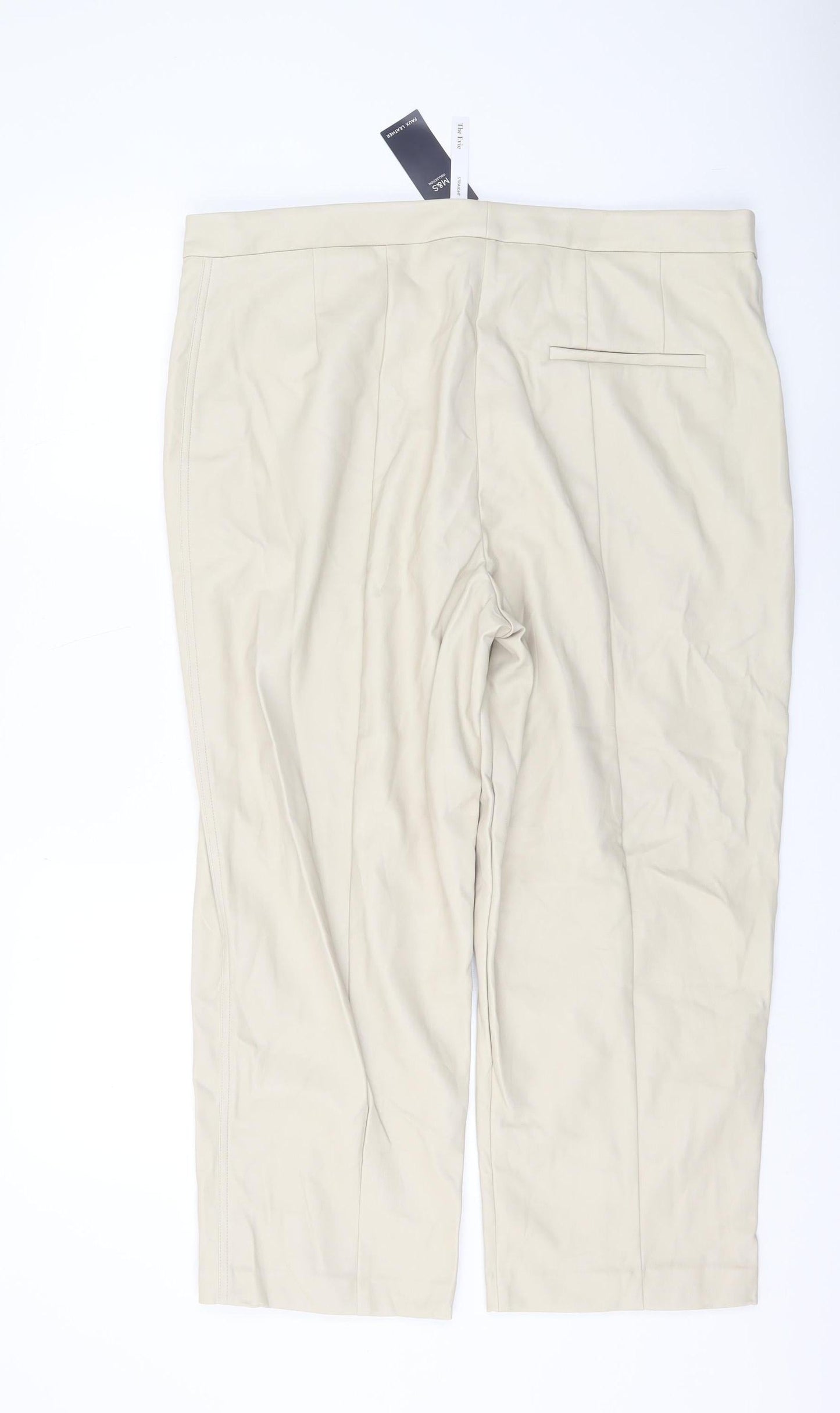 Marks and Spencer Women's Beige Trousers Size 20