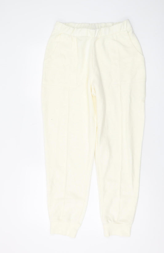 ASOS Women's Ivory Jogger Sweatpants S Casual Knit