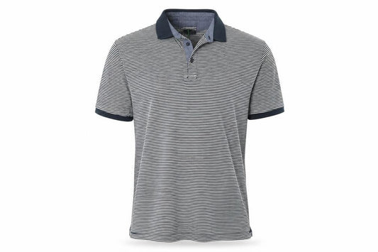 Jasper Conran Men's M Black Striped Polo Shirt
