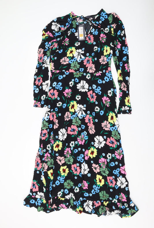 Marks and Spencer Women's Floral Midi Shift Dress