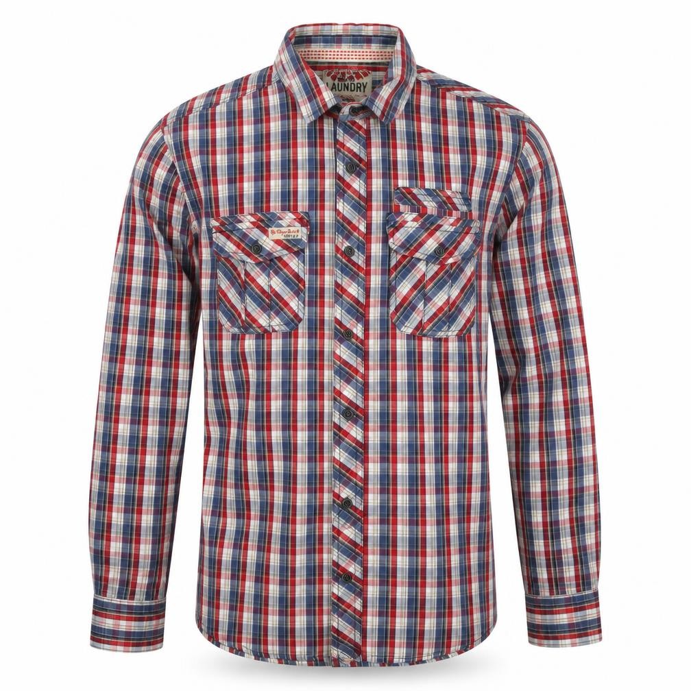 Tokyo Laundry Men's Multicoloured Plaid Shirt M