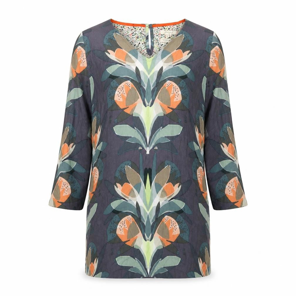White Stuff Women's Multicoloured Floral Dress Size 8