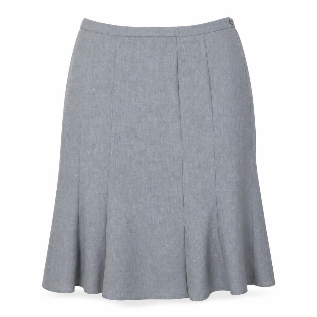 Eastex Women's Grey Midi Skirt Size 14 Workwear