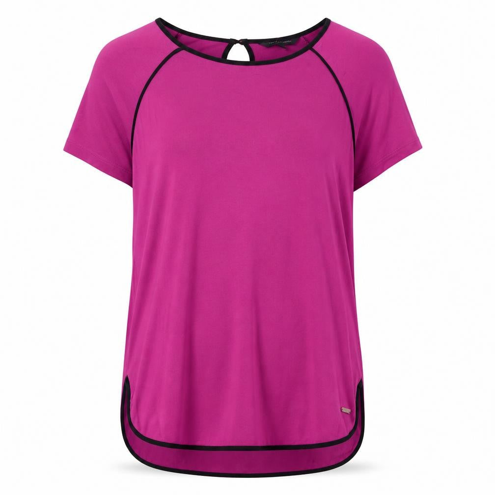 Tommy Hilfiger Women's Purple Short Sleeve T-Shirt
