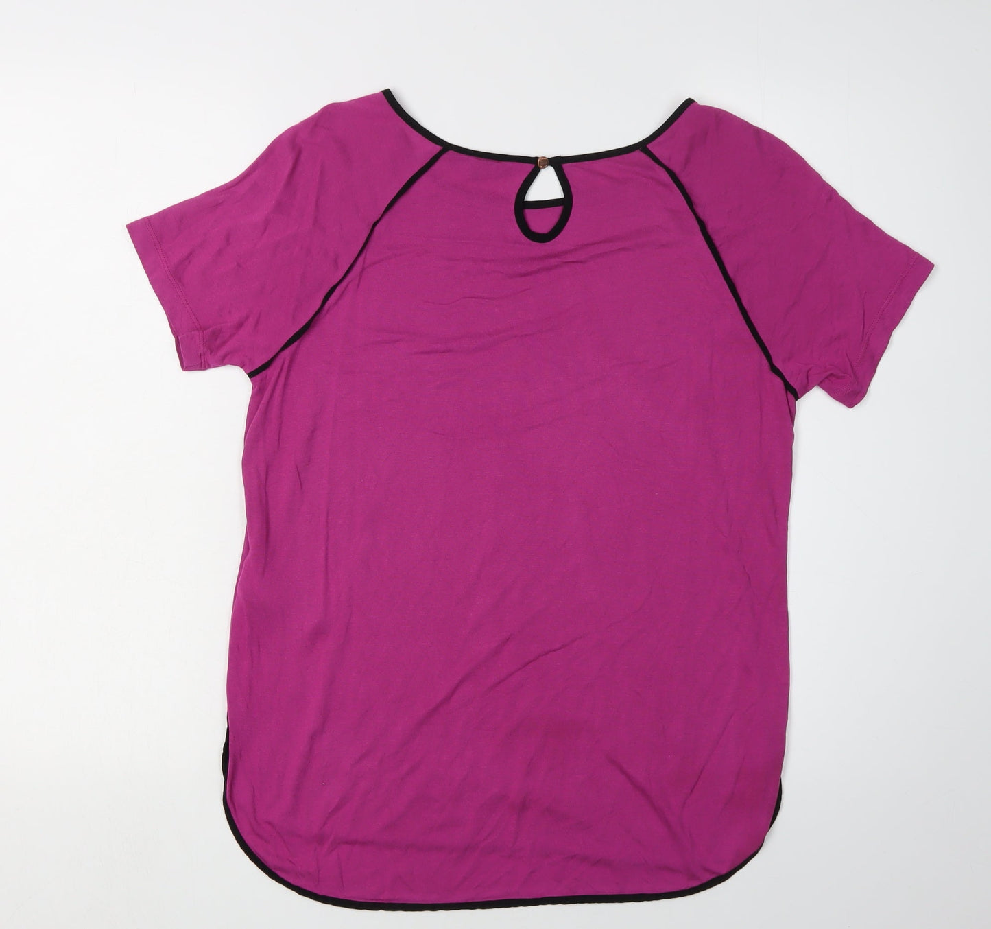 Tommy Hilfiger Women's Purple Short Sleeve T-Shirt