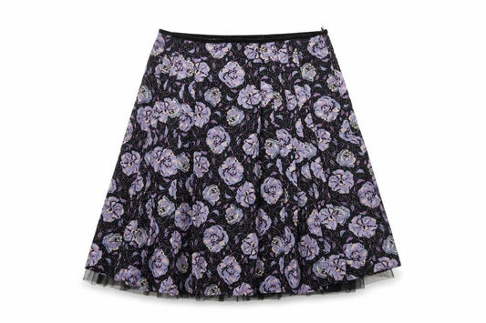 Whistles Women's Multicoloured Silk Floral Skirt Size 12