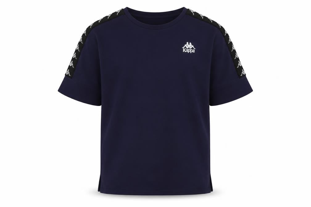 Kappa Men’s Blue Crew Neck T-Shirt M Logo