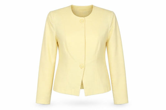 Alexon Women's Yellow Blazer UK 12 Classic Workwear
