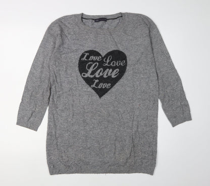Marks & Spencer Grey Women’s Pullover Jumper Size 12