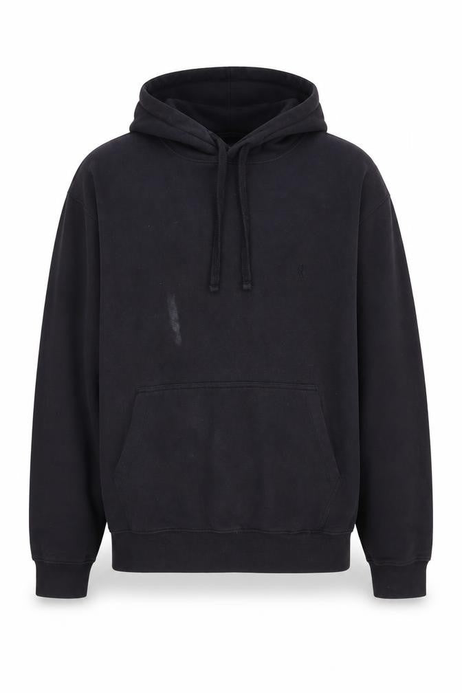 French Connection Men’s Black Hoodie Size L Pullover
