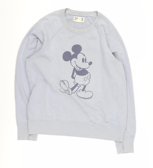 Uniqlo Disney Grey Pullover Sweatshirt - Mickey Design - L