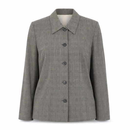 Austin Reed Women's Grey Check Blazer, Size 12