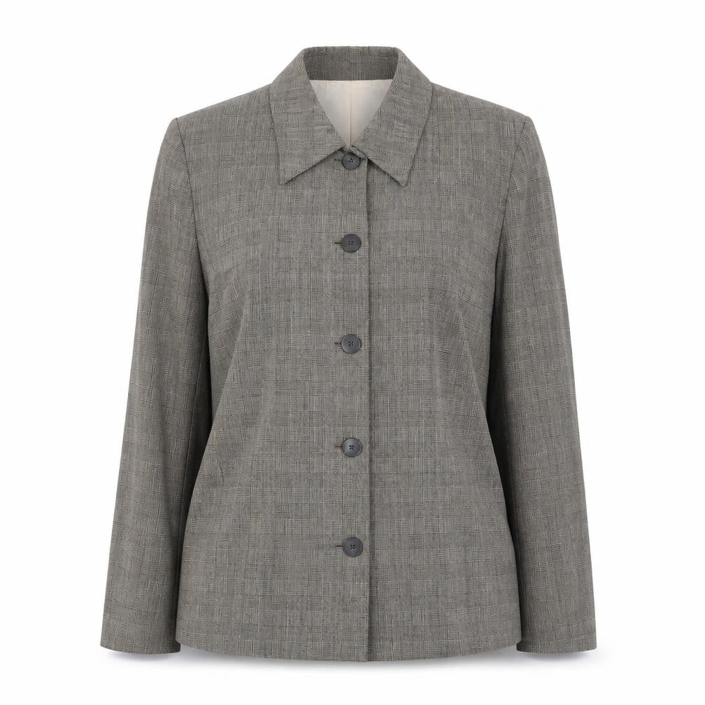 Austin Reed Women's Grey Check Blazer, Size 12
