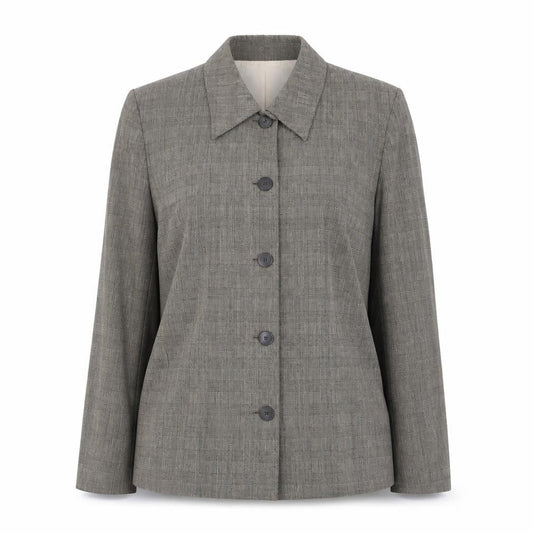 Austin Reed Women's Grey Check Blazer, Size 12
