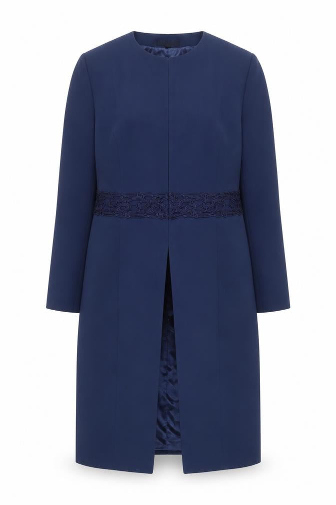 Changes by Together Women's Blue Long Overcoat Size 14