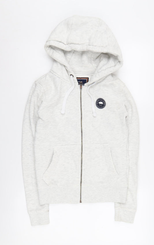 SoulCal & Co Women's Ivory Zip Hoodie Size 6